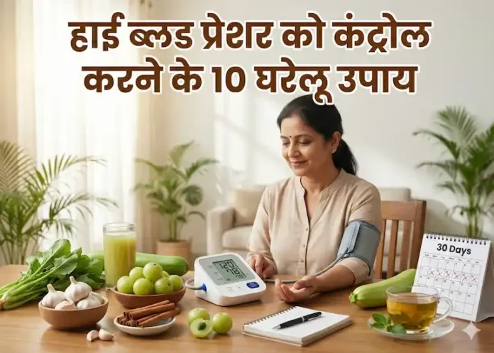 हाई ब्लड प्रेशर को 30 दिन में कंट्रोल करने के 10 असरदार आयुर्वेदिक घरेलू उपाय