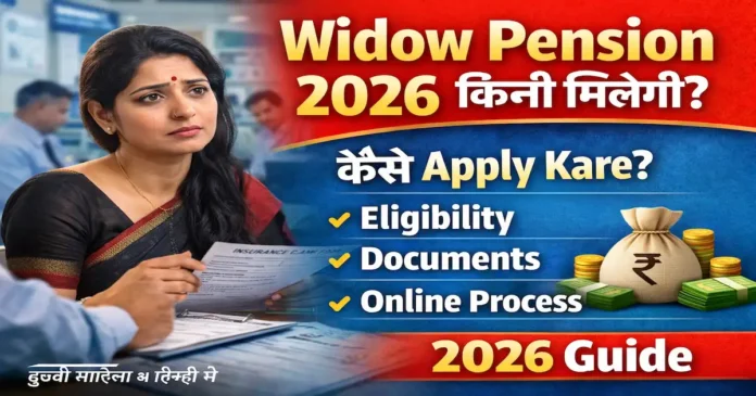 Widow Pension Apply Kaise Kare 2026: विधवा पेंशन के लिए पात्रता, जरूरी दस्तावेज़ और ऑनलाइन आवेदन की पूरी जानकारी